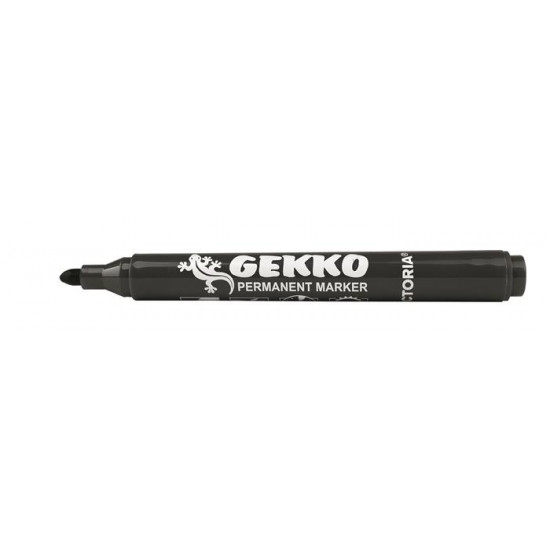 Alkoholos marker, 1-3 mm, kúpos, VICTORIA "Gekko", fekete