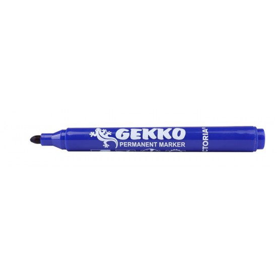 Alkoholos marker, 1-3 mm, kúpos, VICTORIA "Gekko", kék
