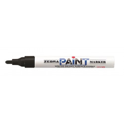 Lakkmarker, 3 mm, ZEBRA "Paint marker", fekete