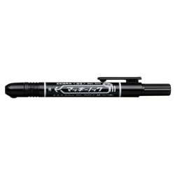 Alkoholos marker, 1,3 mm, nyomógombos, ZEBRA "Mckie Retractable", fekete Alkoholos marker, 1,3 mm, nyomógombos, ZEBRA "Mckie Retractable", fekete