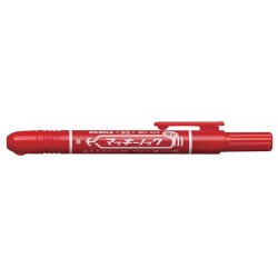Alkoholos marker, 1,3 mm, nyomógombos, ZEBRA "Mckie Retractable", piros Alkoholos marker, 1,3 mm, nyomógombos, ZEBRA "Mckie Retractable", piros