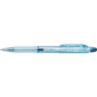 Golyóstoll, 0,24 mm, nyomógombos, ZEBRA "Jimnie Biotube", kék