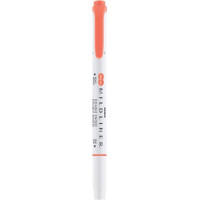 Szövegkiemelő, 1,0/3,5 mm, kétvégű, ZEBRA "Mildliner Warm", cinóber Szövegkiemelő, 1,0/3,5 mm, kétvégű, ZEBRA "Mildliner Warm", cinóber