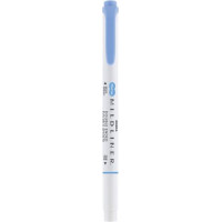 Szövegkiemelő, 1,0/3,5 mm, kétvégű ZEBRA "Mildliner Cool & Refined" kék Szövegkiemelő, 1,0/3,5 mm, kétvégű ZEBRA "Mildliner Cool & Refined" kék