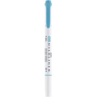 Szövegkiemelő, 1,0/3,5 mm, kétvégű, ZEBRA "Mildliner Warm", füstkék Szövegkiemelő, 1,0/3,5 mm, kétvégű, ZEBRA "Mildliner Warm", füstkék