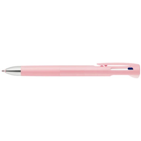 Multifunkciós golyóstoll, 0,24 mm, kétszínű + nyomósirón, 0,5 mm, rózsaszín tolltest, ZEBRA "Blen"