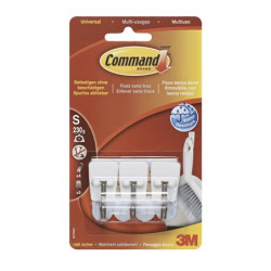 Mini műanyag akasztó fém kampóval, 3M "Command" Mini műanyag akasztó fém kampóval, 3M "Command"