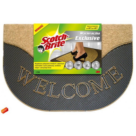 Szennyfogó szőnyeg, 45x65 cm, Welcome felirattal 3M 