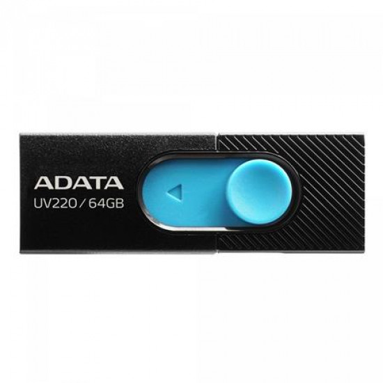 Pendrive, 64GB, USB 3.2 Gen1, ADATA "UV220", fekete