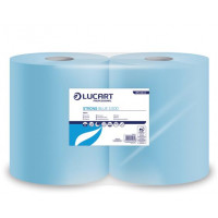Törlőkendő, tekercses, 3 rétegű, LUCART, "Strong Blue 3500" kék Törlőkendő, tekercses, 3 rétegű, LUCART, "Strong Blue 3500" kék
