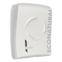 Kéztörlő adagoló, hajtogatott kéztörlőkhöz, 40,4x32x15,5 cm, LUCART "EcoNatural Flow", fehér Kéztörlő adagoló, hajtogatott kéztörlőkhöz, 40,4x32x15,5 cm, LUCART "EcoNatural Flow", fehér