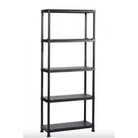 Polcrendszer, 5 polccal, 75 cm, KETER "Plus Shelf"
