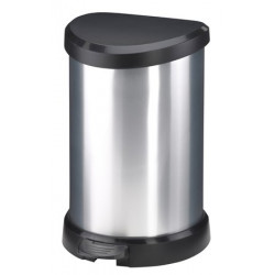Pedálos szemetes, fémhatású, 20 l, CURVER Pedálos szemetes, fémhatású, 20 l, CURVER