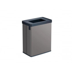 Szelektív hulladékgyűjtő, fedél nélküli, 54 liter, CURVER "Verto Recycle", szürke/fekete Szelektív hulladékgyűjtő, fedél nélküli, 54 liter, CURVER "Verto Recycle", szürke/fekete