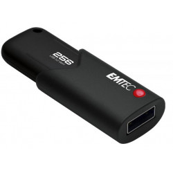 Pendrive, 256GB, USB 3.2, titkosított, EMTEC "B120 Click Secure"