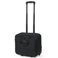 Utazótáska, notebook rekesszel, kerekekkel, 16", URBAN FACTORY, fekete Utazótáska, notebook rekesszel, kerekekkel, 16", URBAN FACTORY, fekete