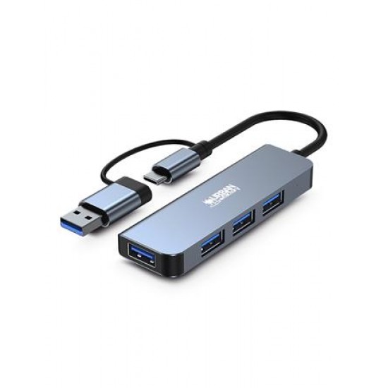 USB elosztó-HUB, 4xUSB-A 3.2, URBAN FACTORY "Minee"