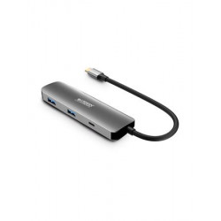 USB elosztó-HUB, USB-C/USB 3.0/HDMI, URBAN FACTORY USB elosztó-HUB, USB-C/USB 3.0/HDMI, URBAN FACTORY