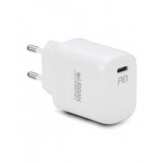 Hálózati töltő, 1xUSB-C (PD), 20W, URBAN FACTORY