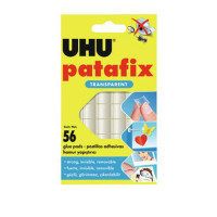 Ragasztó négyzetek, kétoldalú, 56 db, UHU "Patafix", átlátszó Ragasztó négyzetek, kétoldalú, 56 db, UHU "Patafix", átlátszó