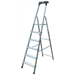 Állólétra, 8 lépcsőfokos, alumínium, KRAUSE "Safety" Állólétra, 8 lépcsőfokos, alumínium, KRAUSE "Safety"