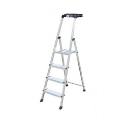 Állólétra, 4 lépcsőfokos, alumínium, Multigrip-system, KRAUSE "Secury" Állólétra, 4 lépcsőfokos, alumínium, Multigrip-system, KRAUSE "Secury"