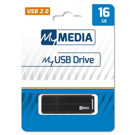 Pendrive, 16GB, USB 2.0, MYMEDIA