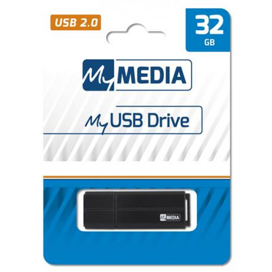 Pendrive, 32GB, USB 2.0, MYMEDIA