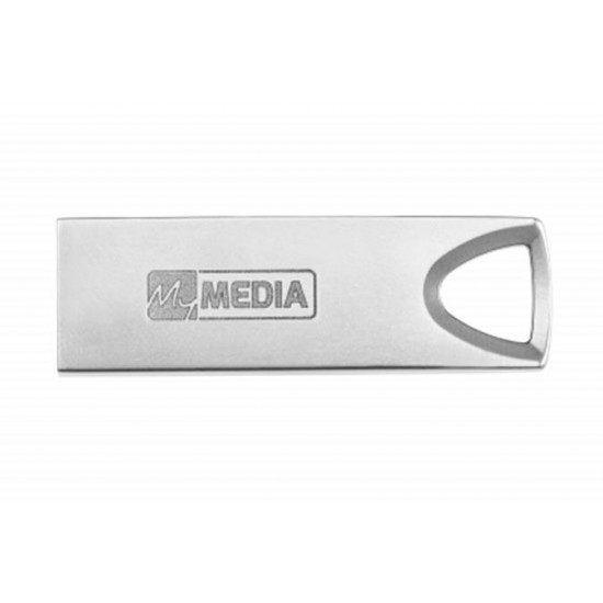 Pendrive, 32GB, USB 2.0, alumínium ház, MYMEDIA "Alu" (by VERBATIM)