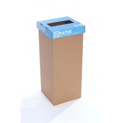 Szelektív hulladékgyűjtő, újrahasznosított, angol felirat, 60 l, RECOBIN "Office", kék Szelektív hulladékgyűjtő, újrahasznosított, angol felirat, 60 l, RECOBIN "Office", kék