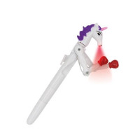 Unikornis golyóstoll, 1 mm, LED fénnyel, WEDO "Lucky Punch", kék Unikornis golyóstoll, 1 mm, LED fénnyel, WEDO "Lucky Punch", kék