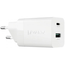 Hálózati töltő, 1xUSB, 1x USB-C kimenet, 38W, VARTA "Speed"