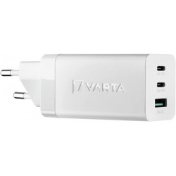 Hálózati töltő, 1xUSB, 2x USB-C kimenet, 65W, VARTA "High Speed" Hálózati töltő, 1xUSB, 2x USB-C kimenet, 65W, VARTA "High Speed"