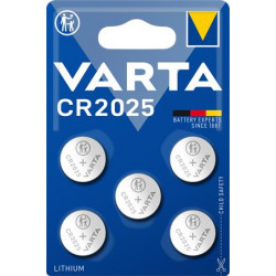Gombelem, CR2025, 5 db, VARTA Gombelem, CR2025, 5 db, VARTA