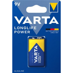 Elem, 9V, 1 db, VARTA "Longlife Power" Elem, 9V, 1 db, VARTA "Longlife Power"