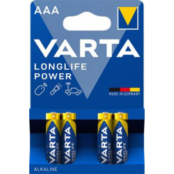 Elem, AAA mikro, 4 db, VARTA "Longlife Power" Elem, AAA mikro, 4 db, VARTA "Longlife Power"