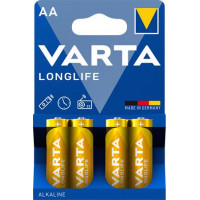 Elem, AA ceruza, 4 db, VARTA "Longlife" Elem, AA ceruza, 4 db, VARTA "Longlife"