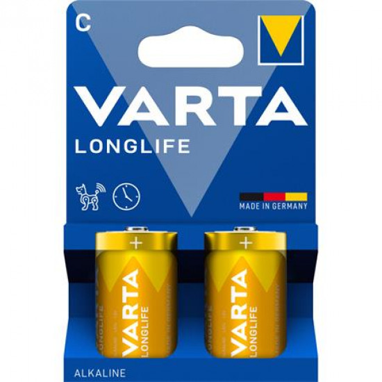 Elem, C baby, 2 db, műanyagmentes, VARTA "Longlife"