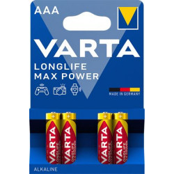 Elem, AAA mikro, 4 db, VARTA "Longlife Max Power" Elem, AAA mikro, 4 db, VARTA "Longlife Max Power"