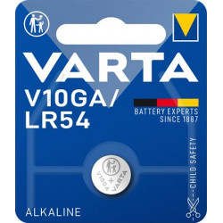 Gombelem, V10GA/LR1130/LR54/189, 1 db, VARTA Gombelem, V10GA/LR1130/LR54/189, 1 db, VARTA