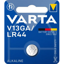 Gombelem, V13GA/LR44/A76, 1 db, VARTA Gombelem, V13GA/LR44/A76, 1 db, VARTA