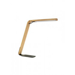 Asztali lámpa, LED, 4 W, ALBA "Ledaďka", természetes fa