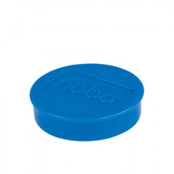 Mágneskorong, erős, 38 mm, 10 db, NOBO, kék