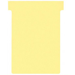 T-kártya tervezőtáblához, 3-as méret, NOBO, sárga