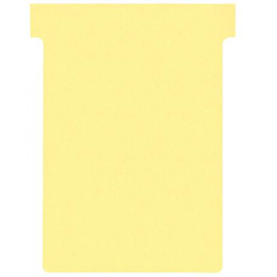 T-kártya tervezőtáblához, 3-as méret, NOBO, sárga