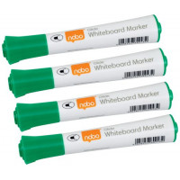 Táblamarker, kúpos hegyű, 2 mm, 10 db, NOBO "Glide", zöld Táblamarker, kúpos hegyű, 2 mm, 10 db, NOBO "Glide", zöld