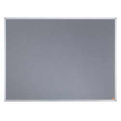 Üzenőtábla, alumínium keret, 120x90 cm, NOBO "Essential", szürke