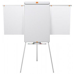 Flipchart tábla, mágneses felület, 2 db segédkarral, NOBO "Essential", fehér