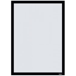 Posztertábla, fali, A3 méret, műanyag keret, 2 db, NOBO, fekete