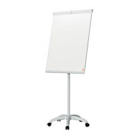 Flipchart tábla, mobil, mágneses felület, 70x100 cm, EcoLabel, NOBO "Premium Plus", fehér
